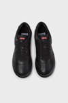 Camper Logolu Deri Sneaker Erkek Ayakkabı K100752-001 SİYAH