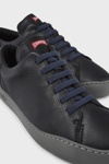 Camper Logolu Hakiki Deri Sneaker Erkek Ayakkabı K100479-001 SİYAH