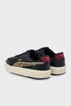 Carina Mia Animal Flair Logolu Sneaker Kadın Ayakkabı 40351502 SİYAH-LEOPAR