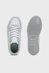 Carina Street Deri Logolu Kalın Taban Sneaker Kadın Ayakkabı 38939043 BEYAZ-MİNT