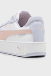 Carina Street Logolu Platform Taban Sneaker Kadın Ayakkabı 38939040 Lila-Beyaz