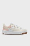 Carina Street Logolu Platform Taban Sneaker Kadın Ayakkabı 38939042 BEYAZ-SARI