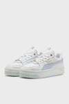 Carina Street Lux Deri Logolu Sneaker Kadın Ayakkabı 39748707 Beyaz-Lila