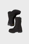Cat Clovis Mid Fermuarlı Hakiki Deri Bayan Çizme 015G101200 Black Nubuk