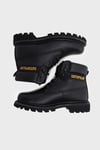 Cat Colorado Kaymaz Taban Deri Bayan Bot 015G100095 Black Yağlı Deri