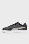 Caven 2.0 Jr Deri Logolu Sneaker Unisex Çocuk Ayakkabı 39383758 GRİ-SİYAH