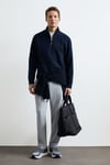Chase Regular Fit Fermuar Yaka Örme Erkek Sweat 112030213 LACİVERT