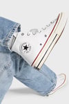 Chuck 70 Bilekli Kanvas Logolu Sneaker Unisex Ayakkabı 162056C 102 BEYAZ