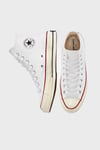 Chuck 70 Bilekli Kanvas Logolu Sneaker Unisex Ayakkabı 162056C 102 BEYAZ