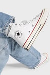 Chuck 70 Bilekli Kanvas Logolu Sneaker Unisex Ayakkabı 162056C 102 BEYAZ