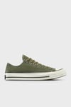 Chuck 70 Houndstooth Lınıng Logolu Kanvas Sneaker Unisex Ayakkabı A13292C 306 HAKİ
