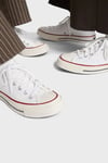 Chuck 70 Kanvas Logolu Sneaker Unisex Ayakkabı 162065C 102 BEYAZ