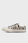Chuck 70 Zebra Desenli Kanvas Sneaker Kadın Ayakkabı A13438C 271 BEJ