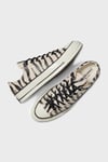 Chuck 70 Zebra Desenli Kanvas Sneaker Kadın Ayakkabı A13438C 271 BEJ