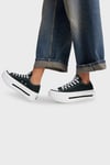 Chuck Taylor All Star Lıft Double Stack Platform Kanvas Sneaker Unisex Ayakkabı A15490C 001 SİYAH