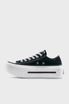 Chuck Taylor All Star Lıft Double Stack Platform Kanvas Sneaker Unisex Ayakkabı A15490C 001 SİYAH