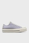 Chuck Taylor All Star Lift Logolu Bağcık Detaylı Sneaker Kadın Ayakkabı A12553C 505 LİLA