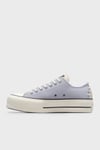 Chuck Taylor All Star Lift Logolu Bağcık Detaylı Sneaker Kadın Ayakkabı A12553C 505 LİLA