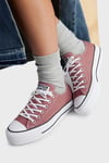 Chuck Taylor All Star Lift Logolu Paltform Taban Sneaker Kadın Ayakkabı A10648C 665 PEMBE