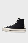 Chuck Taylor All Star Lift Renk Bloklu Kalın Taban Sneaker Kadın Ayakkabı A12552C 001 SİYAH
