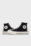 Chuck Taylor All Star Lift Renk Bloklu Kalın Taban Sneaker Kadın Ayakkabı A12552C 001 SİYAH