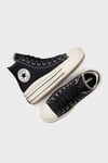 Chuck Taylor All Star Move Logolu Kalın Taban Sneaker Kadın Ayakkabı A12585C 001 SİYAH
