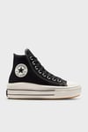 Chuck Taylor All Star Move Logolu Kalın Taban Sneaker Kadın Ayakkabı A12585C 001 SİYAH