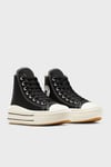 Chuck Taylor All Star Move Logolu Kalın Taban Sneaker Kadın Ayakkabı A12585C 001 SİYAH