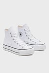 Chuck Taylor All Star Sneaker Kadın Ayakkabı 560846C 102 Beyaz-Siyah-Beyaz