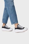 Chuck Taylor Kalın Taban Spor Kadın Ayakkabı 570256C 001 Siyah-Beyaz-Beyaz
