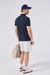 Çizgili Regular Fit Fermuarlı Erkek Polo Yaka T Shirt 6SM5020-NV LACİVERT