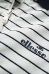 Çizgili Regular Fit Fermuarlı Erkek Polo Yaka T Shirt 6SM5020-OF BEYAZ