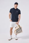 Çizgili Regular Fit Fermuarlı Erkek Polo Yaka T Shirt 6SM5020-NV LACİVERT