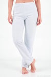 Çizgili Yumuşak Kışlık Polar Kadın Pijama Takımı 6575030 MAVİ