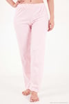 Çizgili Yumuşak Kışlık Polar Kadın Pijama Takımı 6575030 PEMBE