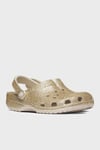 Classic Chunky Glitter Clog K Simli Çıkarılabilir Kayışlı Kız Çocuk Terlik 211939-0LH ALTIN