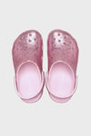 Classic Chunky Glitter Clog K Simli Çıkarılabilir Kayışlı Kız Çocuk Terlik 211939-6ZW PEMBE