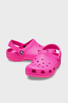 Classic Clog K Logolu Çıkarılabilir Kayışlı Kız Çocuk Terlik 206991-6TW FUŞYA