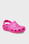 Classic Clog K Logolu Çıkarılabilir Kayışlı Kız Çocuk Terlik 206991-6TW FUŞYA