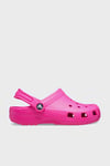 Classic Clog K Logolu Çıkarılabilir Kayışlı Kız Çocuk Terlik 206991-6TW FUŞYA