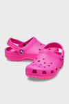Classic Clog T Logolu Çıkarılabilir Kayışlı Kız Çocuk Terlik 206990-6TW FUŞYA