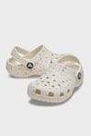 Classic Glow Paint Splatter Clog Sandalet Kız Çocuk Terlik 212495-2MT BEYAZ
