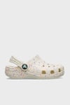 Classic Glow Paint Splatter Clog Sandalet Kız Çocuk Terlik 212495-2MT BEYAZ