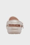 Classic Pearl Shine Clog K Logolu Çıkarılabilir Kayışlı Kız Çocuk Terlik 212814-6UR BEJ