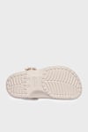 Classic Pearl Shine Clog K Logolu Çıkarılabilir Kayışlı Kız Çocuk Terlik 212814-6UR BEJ