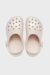 Classic Pearl Shine Clog K Logolu Çıkarılabilir Kayışlı Kız Çocuk Terlik 212814-6UR BEJ