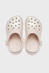 Classic Pearl Shine Clog K Logolu Çıkarılabilir Kayışlı Kız Çocuk Terlik 212814-6UR BEJ