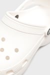 Classic Platform Clog W Logolu Çıkarılabilir Kayışlı Kadın Terlik 206750-100 BEYAZ