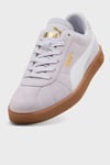Club II Logolu Süet Sneaker Unisex Ayakkabı 39744427 LİLA