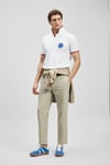 Comfort % 100 Pamuk Düğmeli Erkek Polo Yaka T Shirt 111040244 KIRIK BEYAZ